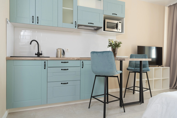 Фотография номера квартиры Апартаменты ApartHause на 34 этаже напротив ЖД вокзала