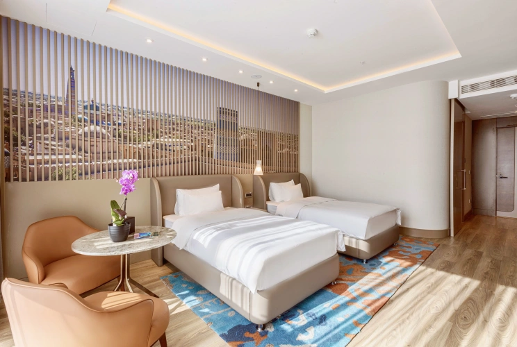 Standard Twin room with view