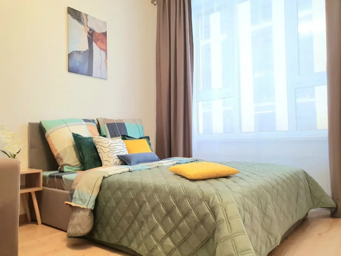 Фотография номера квартиры Квартира Комфортная евродвушка в Солнечном