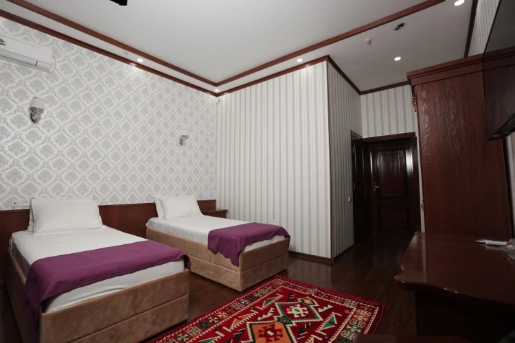 Superior Twin room with balcony and with city view