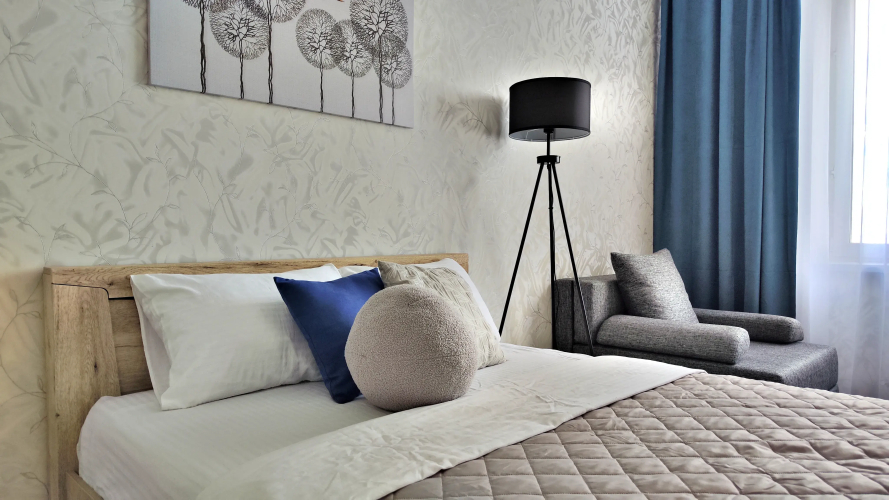 Фотография номера квартиры Апартаменты Panda Home в ЖК Набережный Квартал
