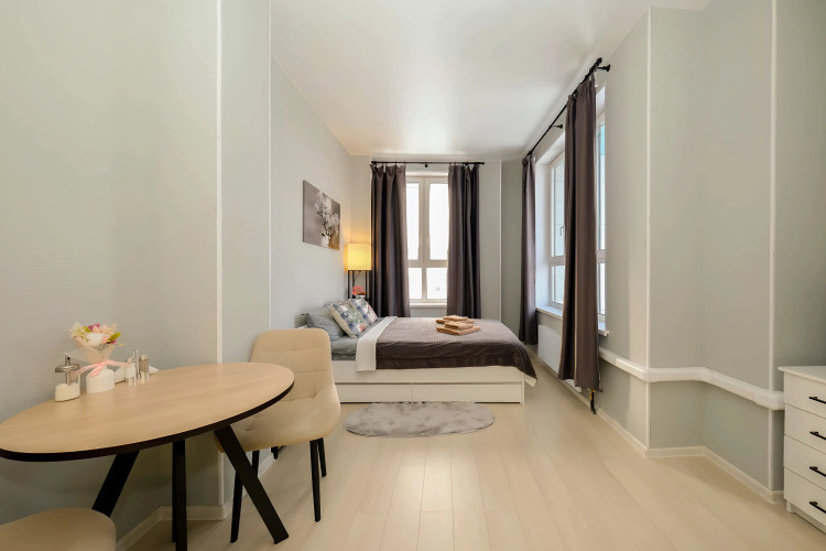 Фотография номера квартиры Апартаменты Новая уютная студия на Гордеевской