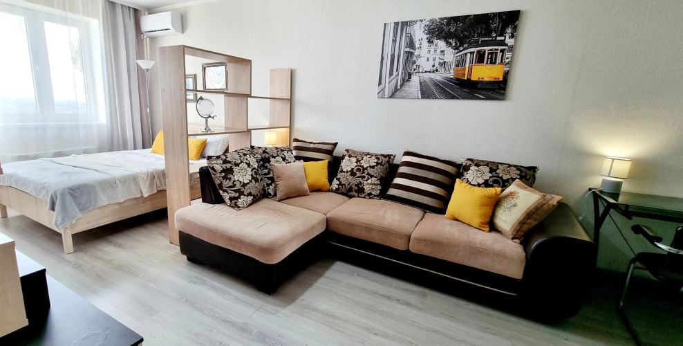 Фотография номера квартиры Апартаменты на 1 линии с видом на бухту пляж за домом