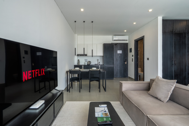 1 Bedroom Standard Apartment with balcony and with city view