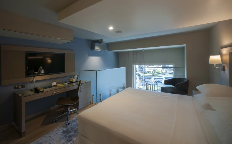 Loft with city view