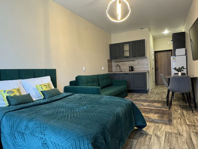 Фотография номера квартиры Апартаменты Платинум Апарт (Аллея Парк) 3