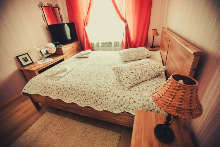 Двухместные апартаменты с балконом двуспальная кровать