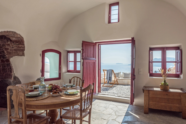 The Old Bakery Cave House Oia Villa