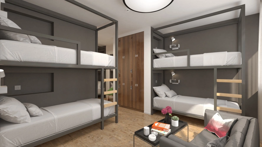 Bed in Dorm