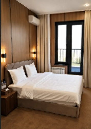 Deluxe Double room with balcony and with city view