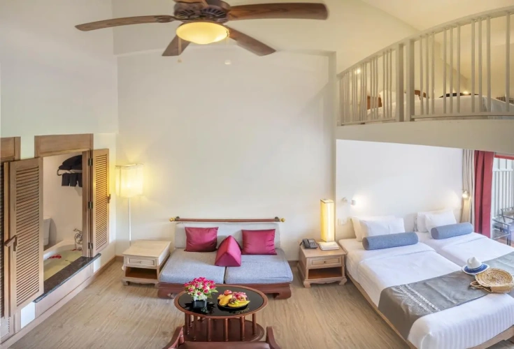 Duplex Suite with balcony and with garden view