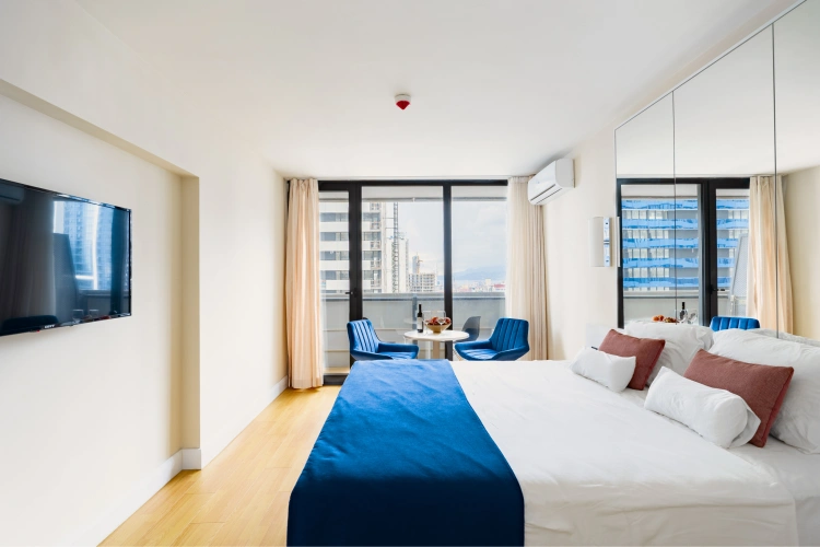 Standard Double room with balcony and with view