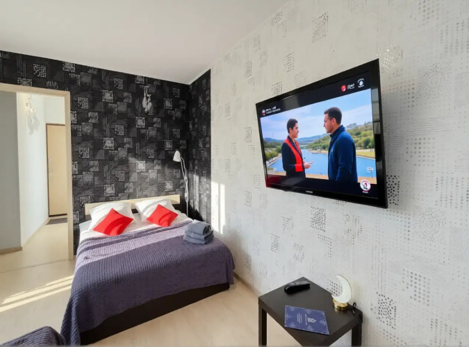 Фотография номера квартиры Квартира Луна с видом на город и Амур от компании Татьянин Дом