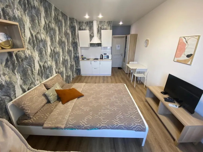 Фотография номера квартиры Апартаменты Квартира-Студия Кореновская 2/4