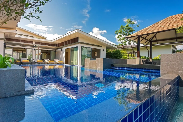 4 Bedrooms Private Pool Villa with partial sea view