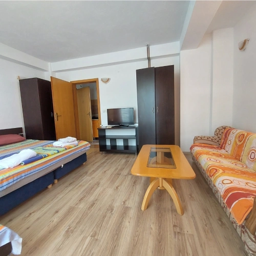 Studio with balcony