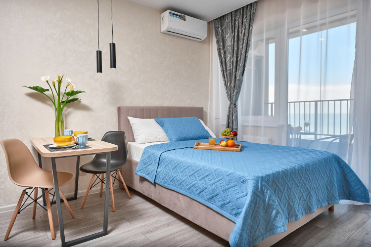 Фотография номера квартиры Квартира Студия Sea Magic Apart с прямым видом на море в ЖК Каравелла Португалии