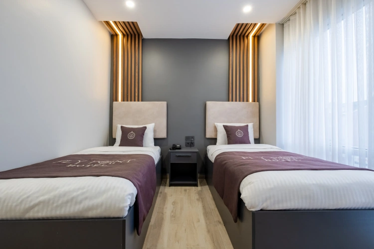 Standard Twin room with city view