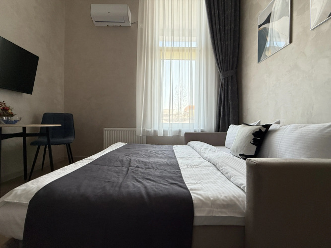 Фотография номера квартиры Апартаменты Аура на 2-й Оранжерейной возле парка Пушкина