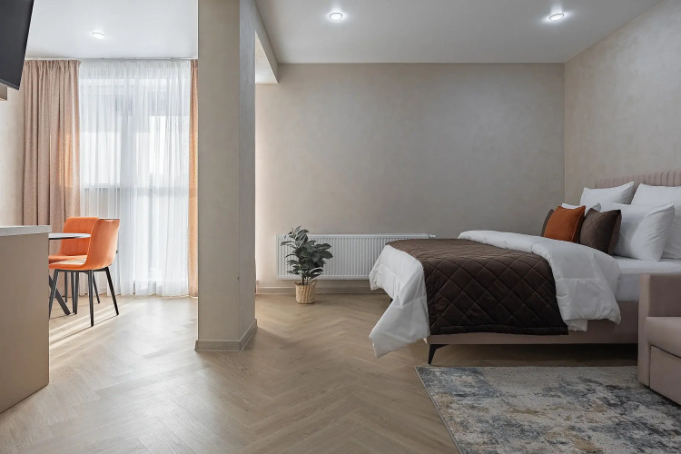 Фотография номера квартиры Апартаменты 4-Местные Аура в Центре Города