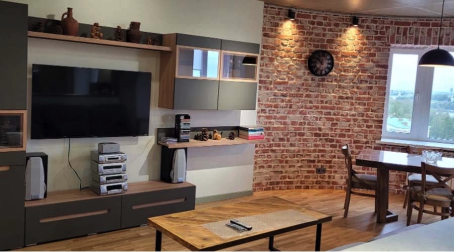 Фотография номера квартиры Апартаменты с Видом на Историческую Часть Костромы и Волгу