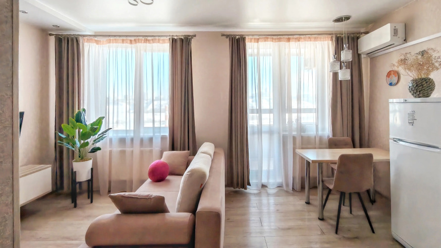 Фотография номера квартиры Квартира VolgaApart Беж