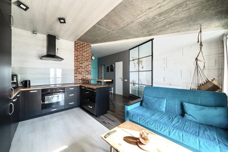 Vidovaya Stilnaya Loft Studiya Flat