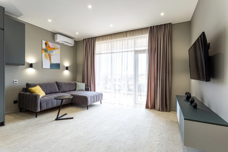 Фотография номера квартиры Апартаменты Red Apartments Светлана Парк Моника