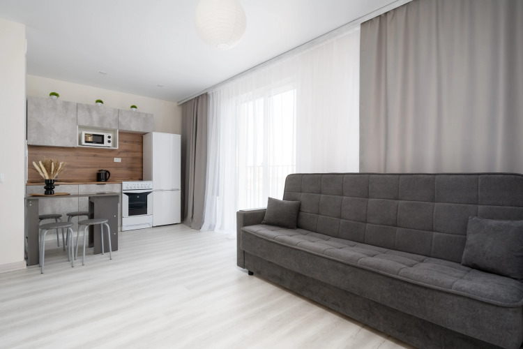 Фотография номера квартиры Апартаменты Ясный Берег с Панорамой Города и реки Обь