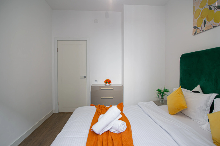 Фотография номера квартиры Апартаменты Бизнес с Двумя Кроватями Рядом с ТРЦ MEGA