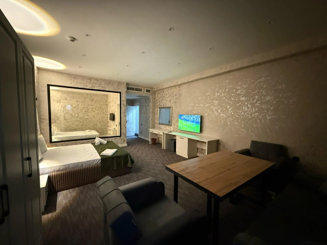 Family Suite with balcony and with city view