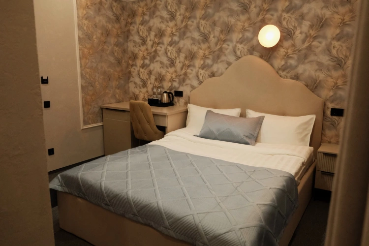 Standard Attic room with balcony and with city view