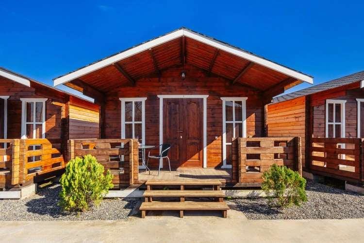 Cottage with balcony