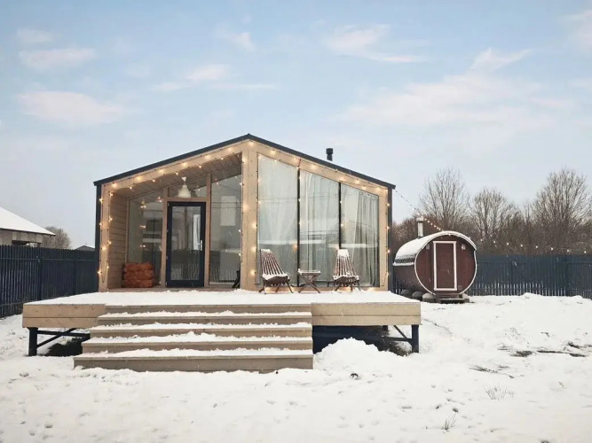 Фотография номера Коттеджа Частный дом Русский с печью и камином