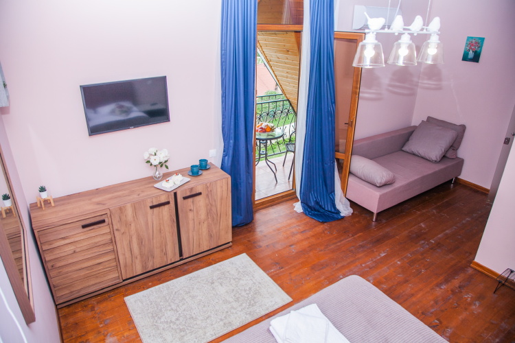 Standard Double room with balcony and with view