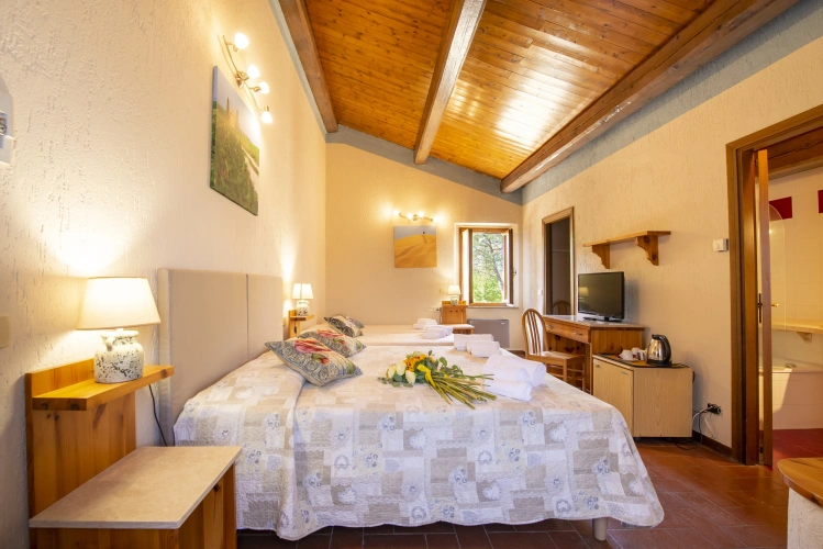 Standard Quadruple room with view