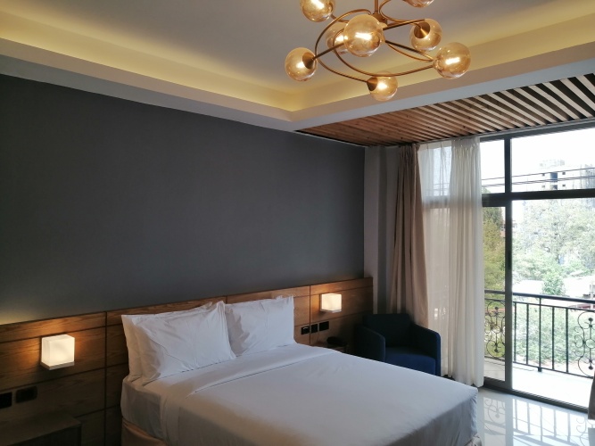 Standard Double room with balcony and with view