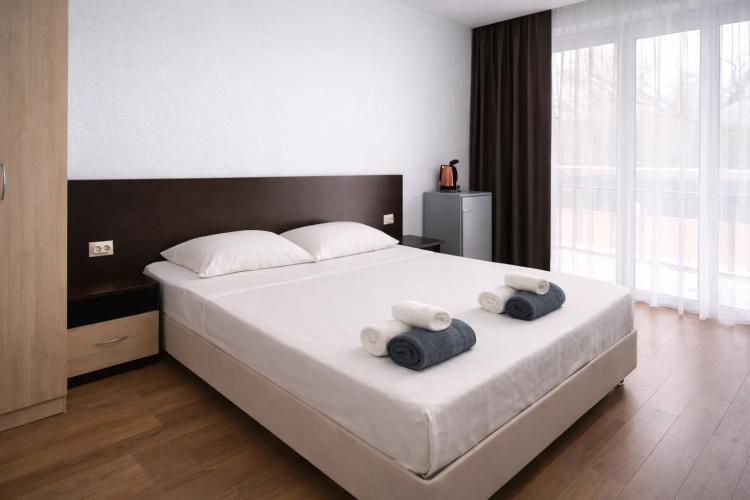 Standard Double room with balcony and with view
