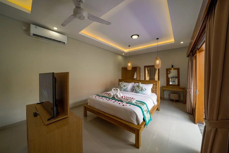1 Bedroom Double Pool Villa with balcony and with pool view