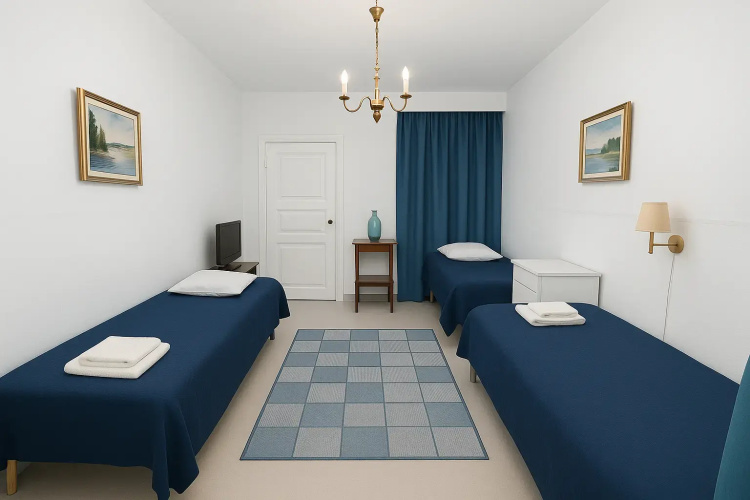 Triple room with balcony and with Cathedral view