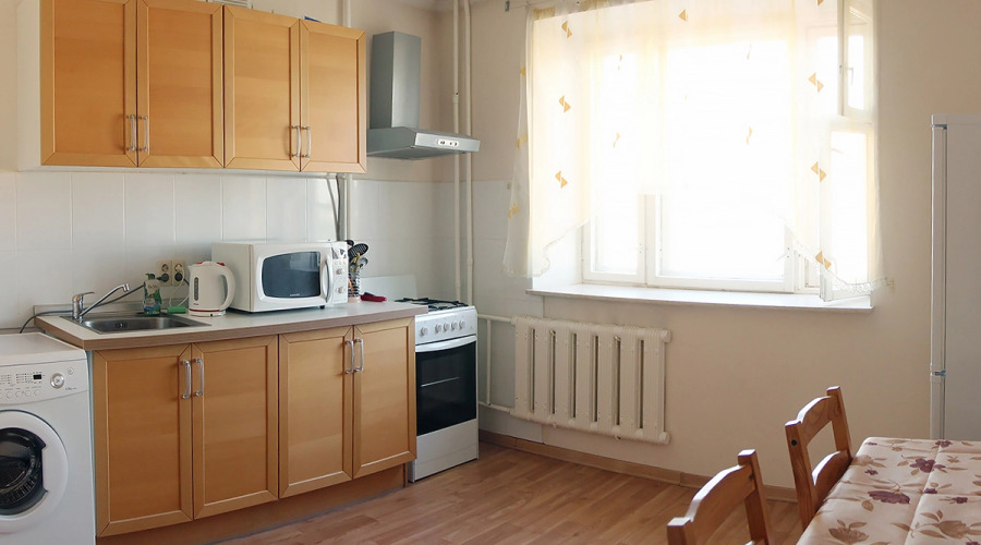 Фотография номера квартиры Квартира Просторная в Центре у Залива с Видом на Город