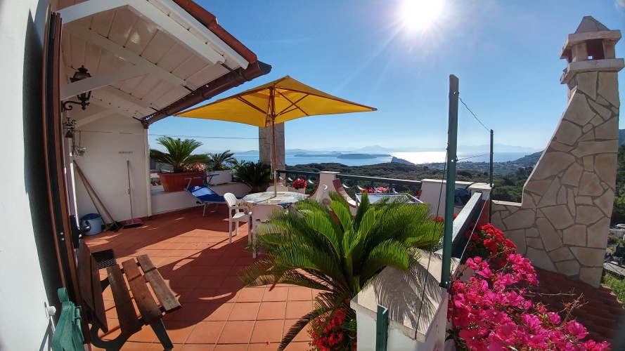 Apartment with balcony and with view