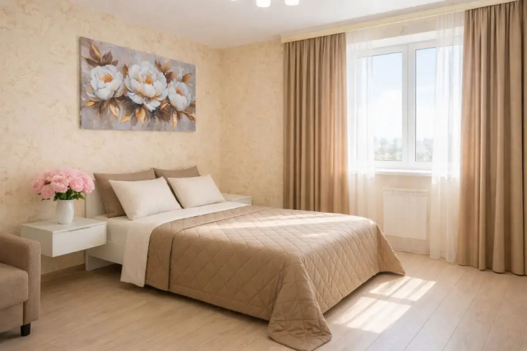 Фотография номера квартиры Апартаменты Пятница возле ТЦ Рио/ до 5 чел