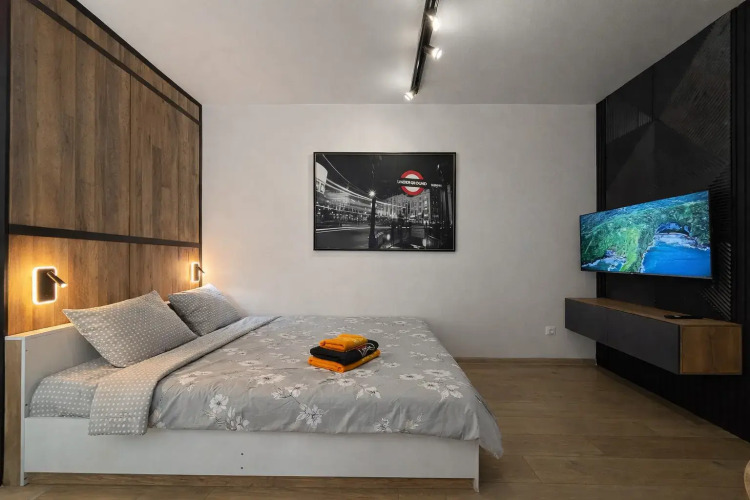 Фотография номера квартиры Квартира Уютная студия в ЖК Горизонты Нижнего от "Уют и Комфорт НН"