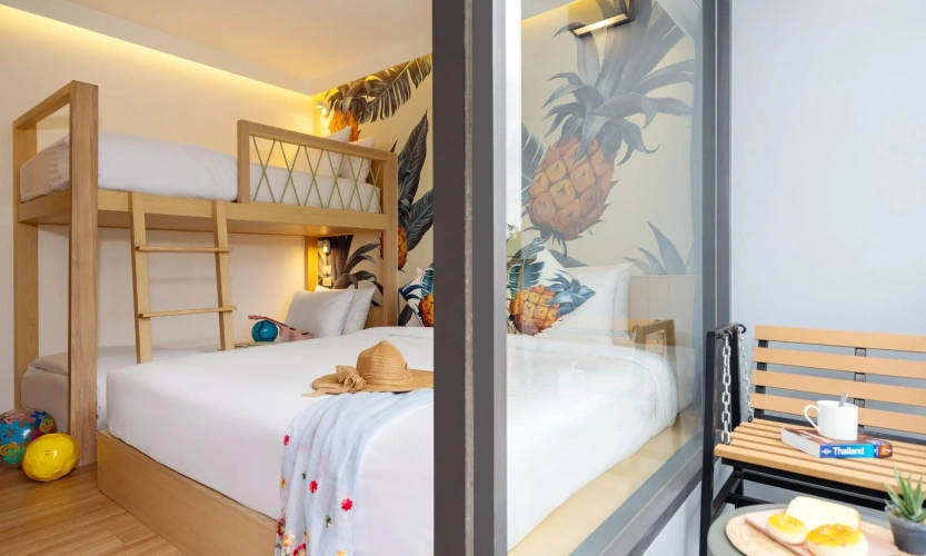 Quadruple room with balcony