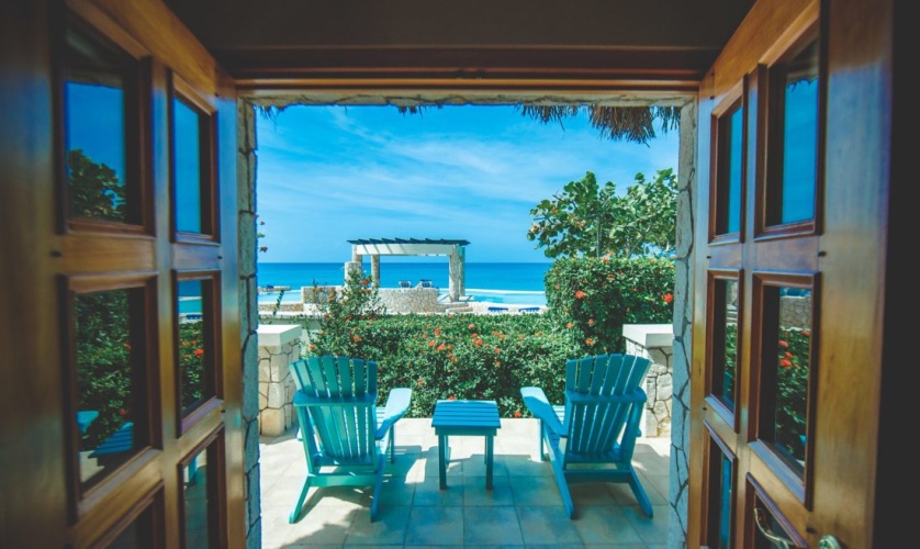 Seaside Double Handcrafted Stone Cottage with ocean view