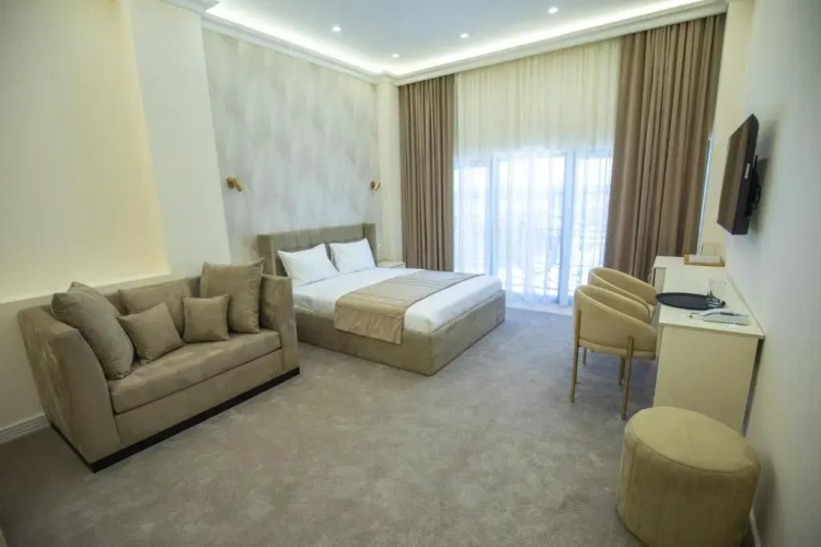 Deluxe Double room with balcony and with city view