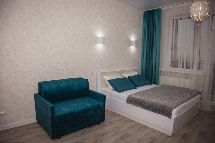 Фотография номера квартиры Апартаменты Next рядом с ТЦ БУМ Сити