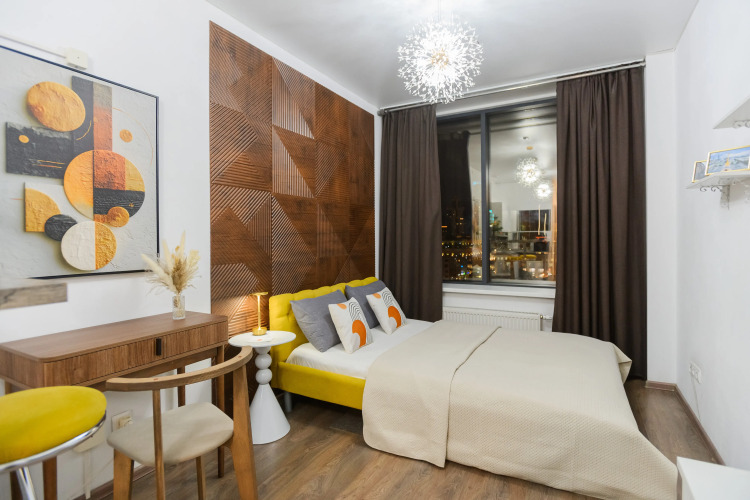 Фотография номера квартиры Апартаменты ApartHause с красивым видом и эстетичным дизайном