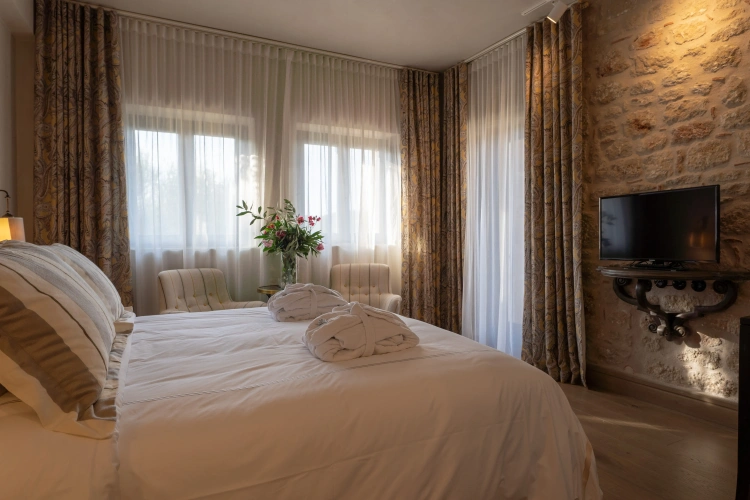 Deluxe room with balcony and with view